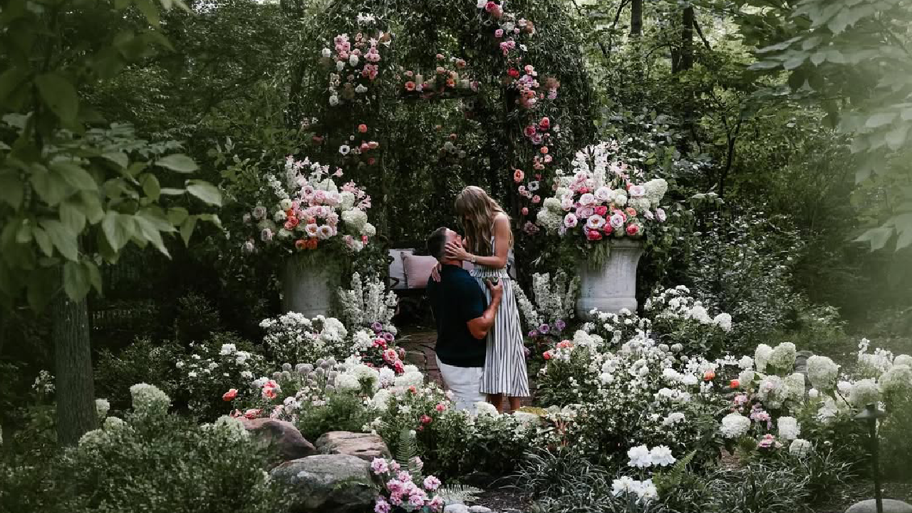 engagement image of Taylor Swift and Travis Kelce